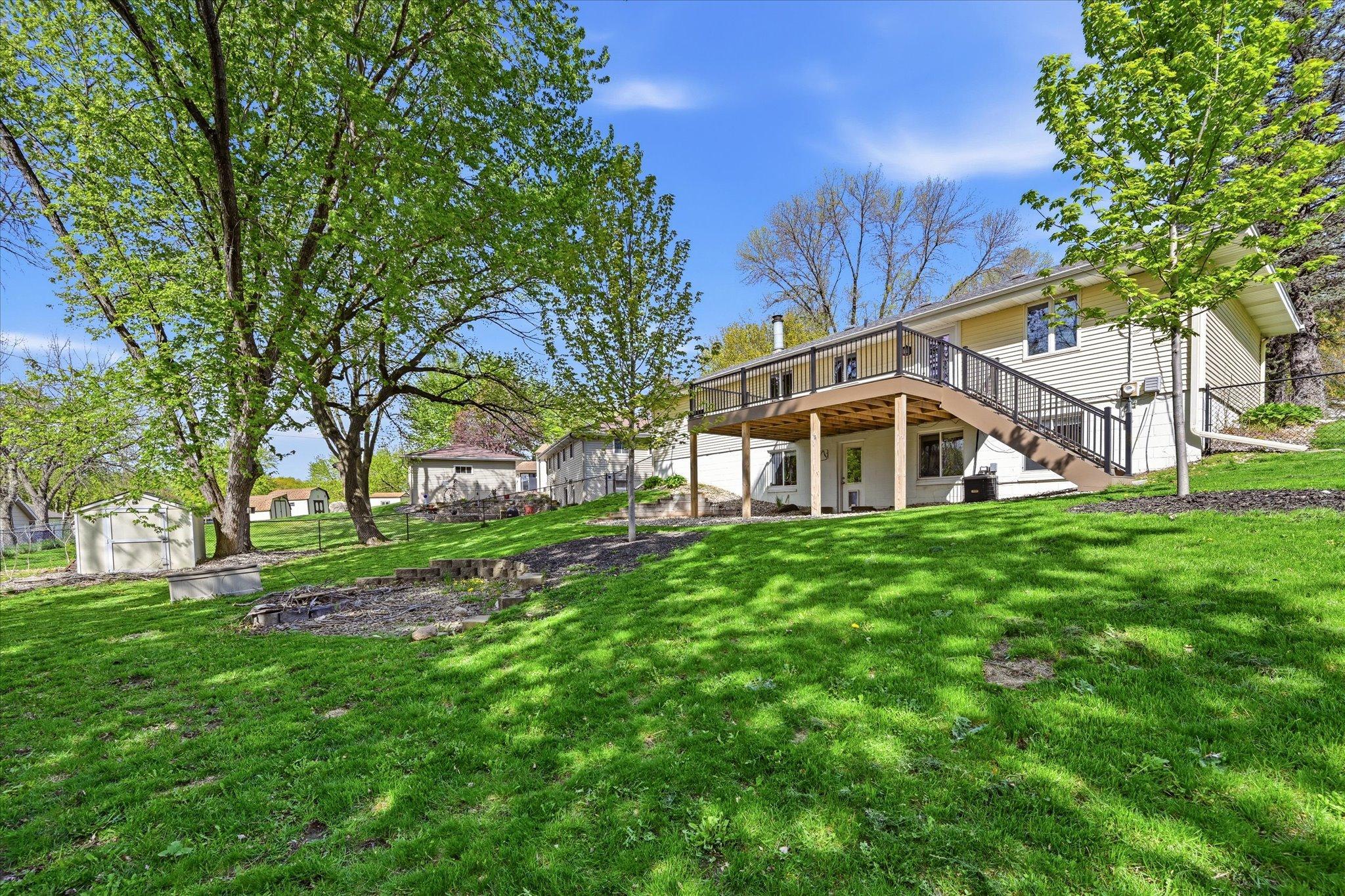 Quarter-acre lot, fully fenced backyard with plenty of space for outdoor activities