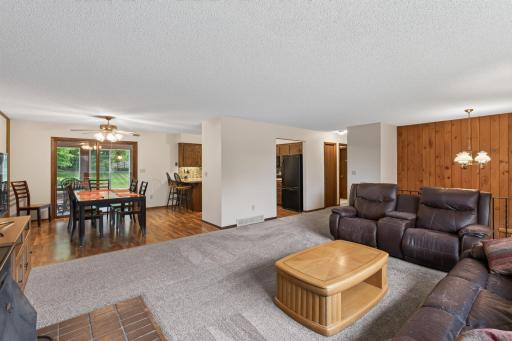 Open concept living space makes you never want to leave!