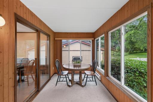 You will love entertaining in this 4 season porch.