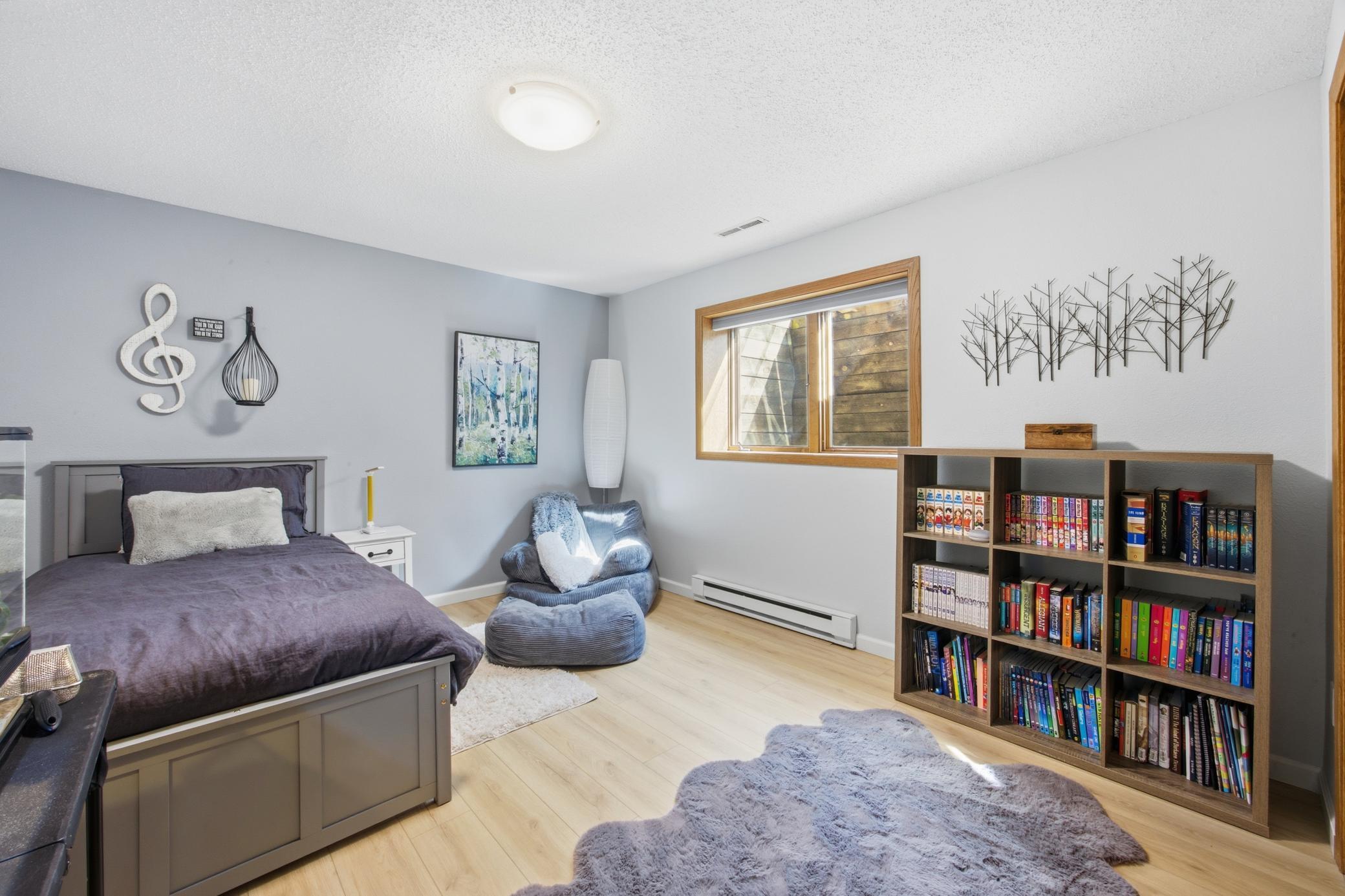 Basement 3rd bedroom - new flooring/paint