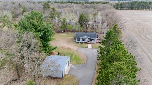 Property with privacy in Pillager school district!