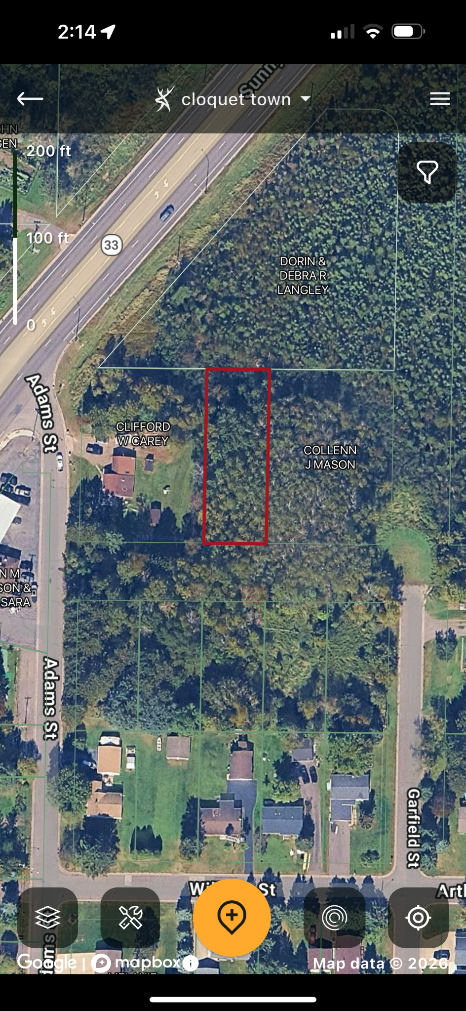 Buildable lot only 1 block from Family Tradition Restaurant.