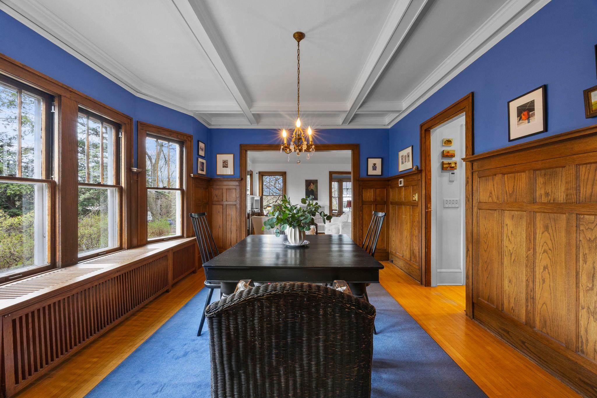 Dining room towards living room