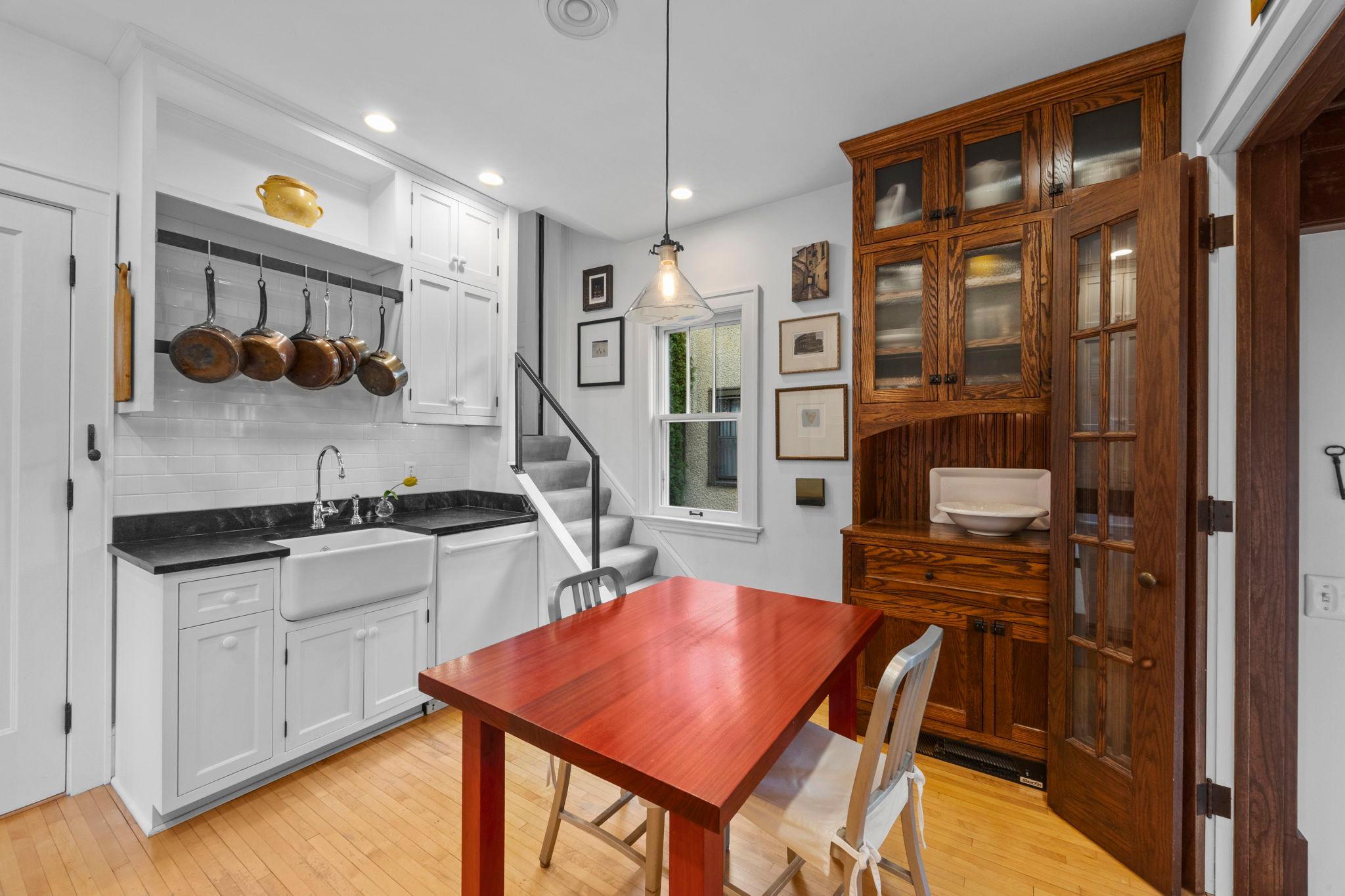 Custom cabinets to the ceiling