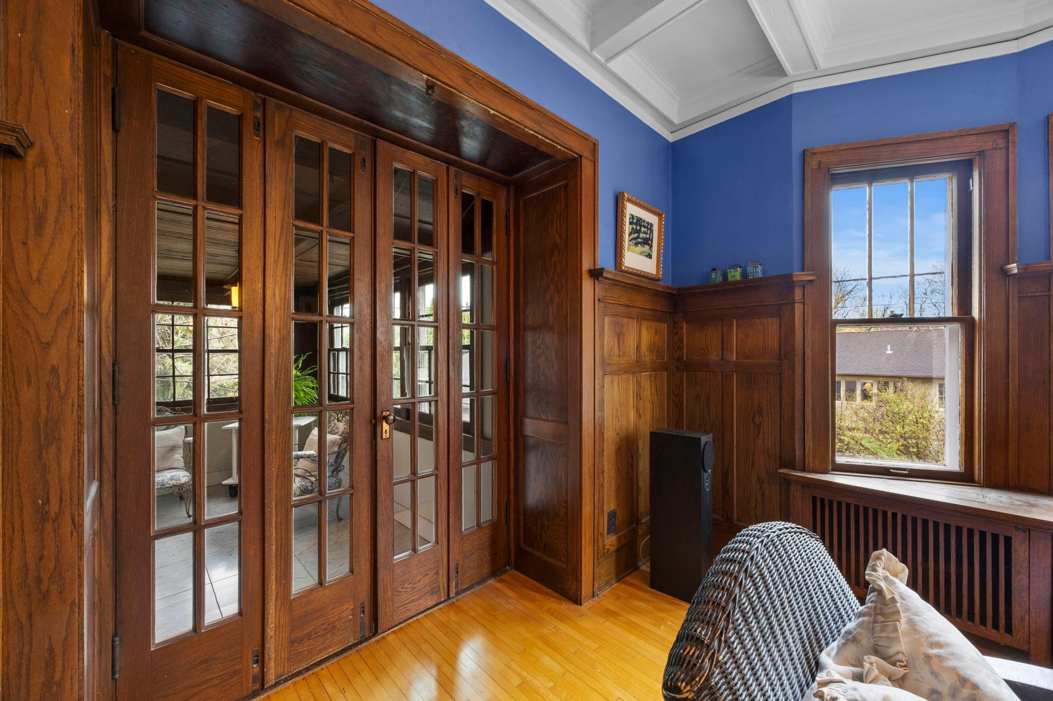 Original dining room french doors