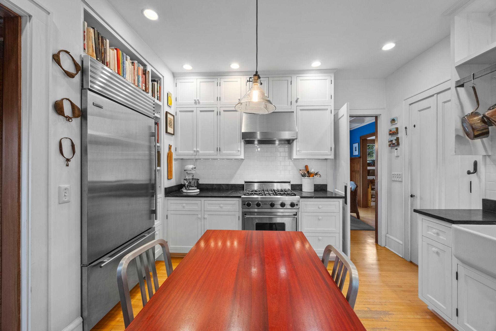 High end stainless appliances