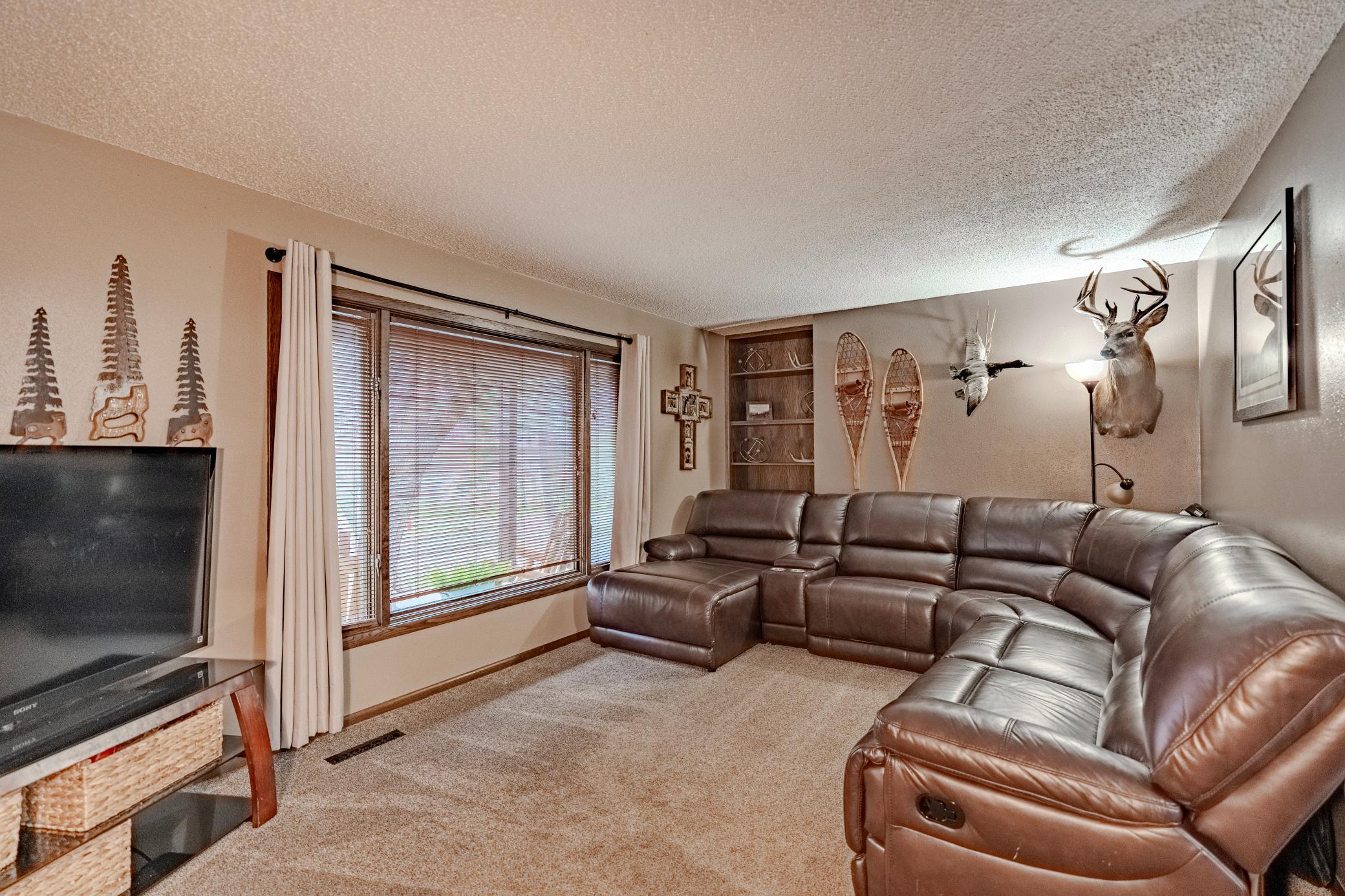Living room with ample seating