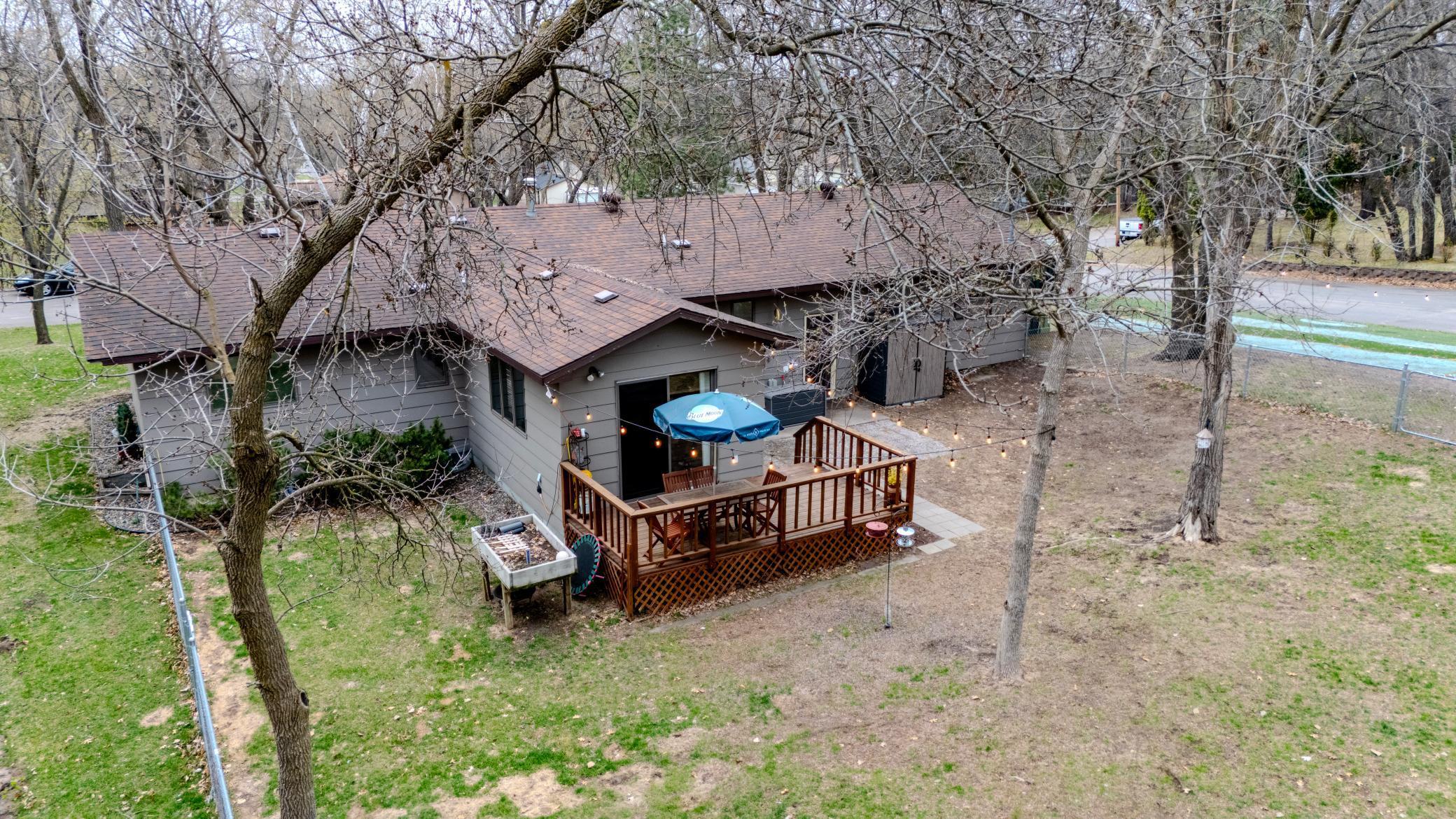 Aerial showing roof condition
