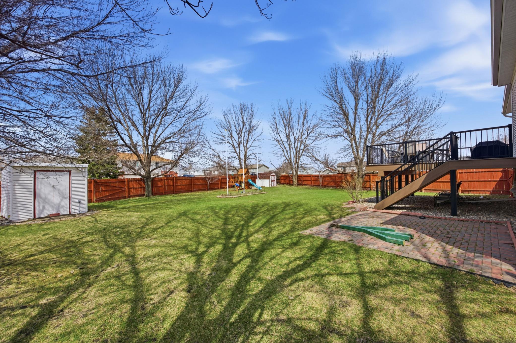 Large Fenced in Backyard