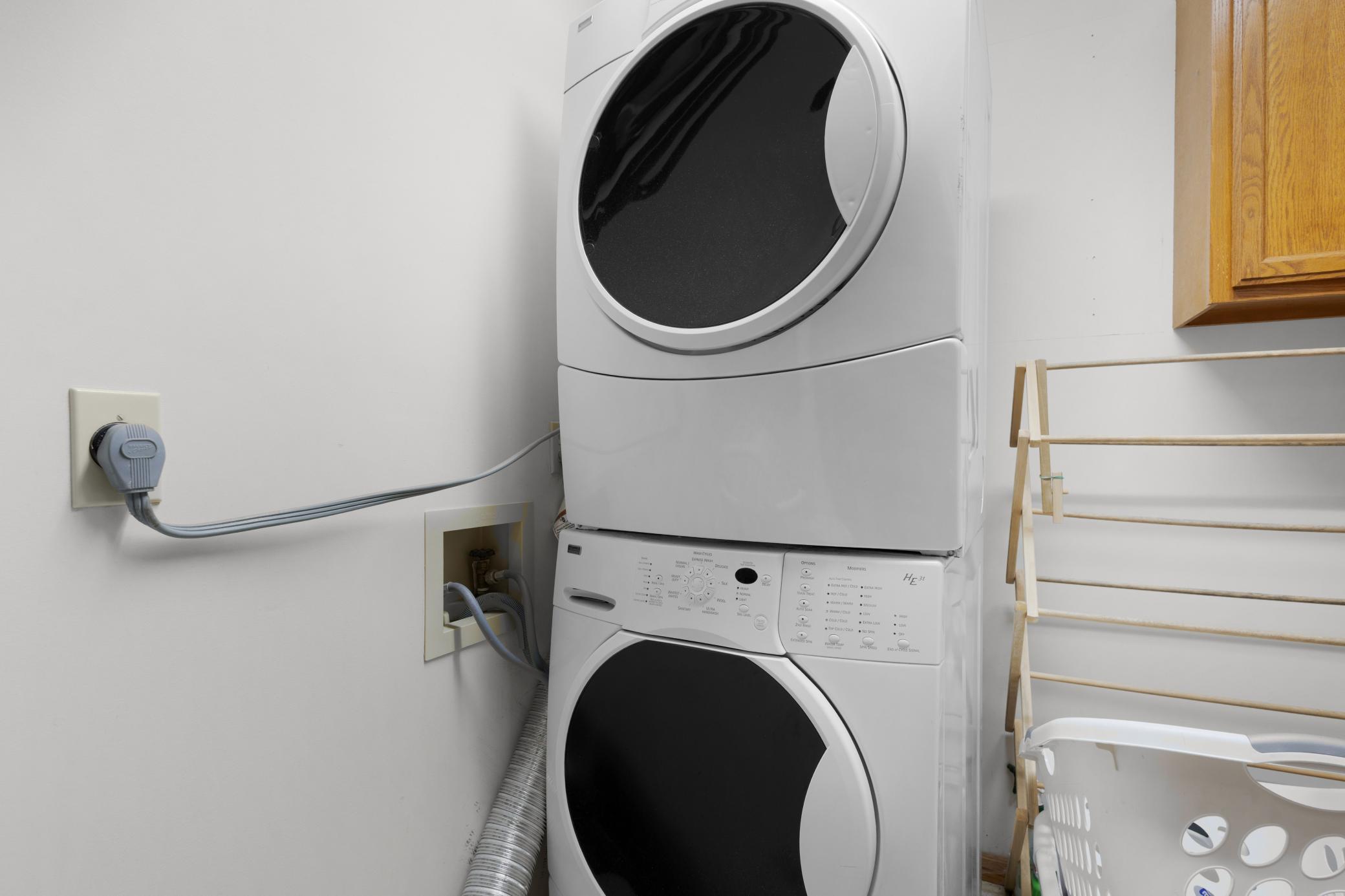 Upper level laundry