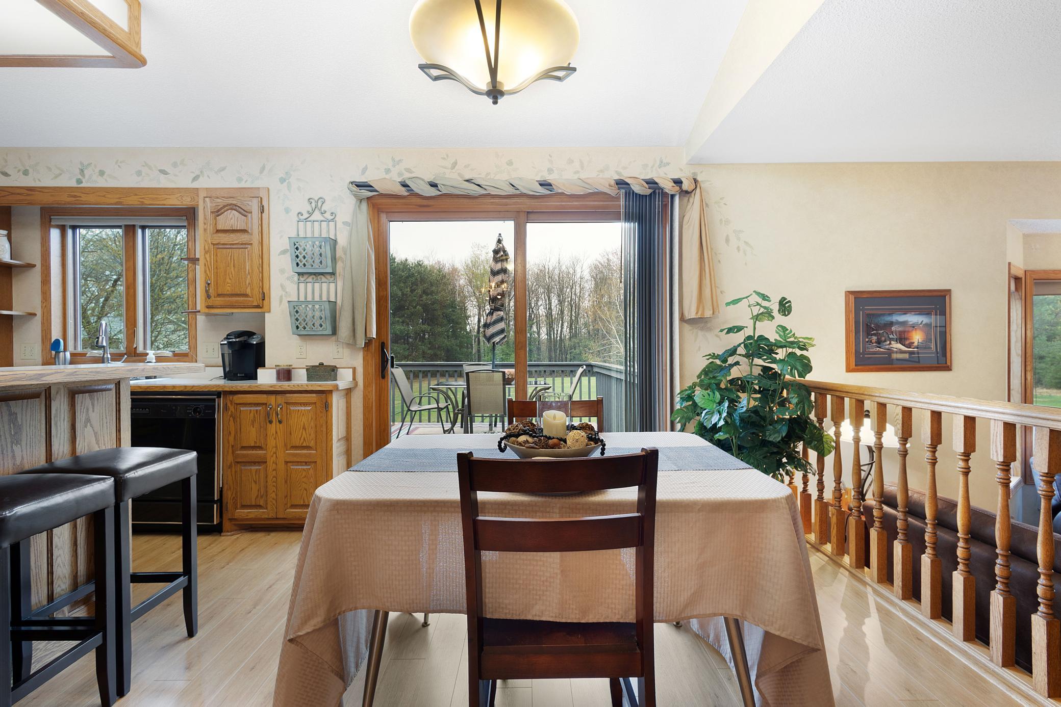 Informal dining area