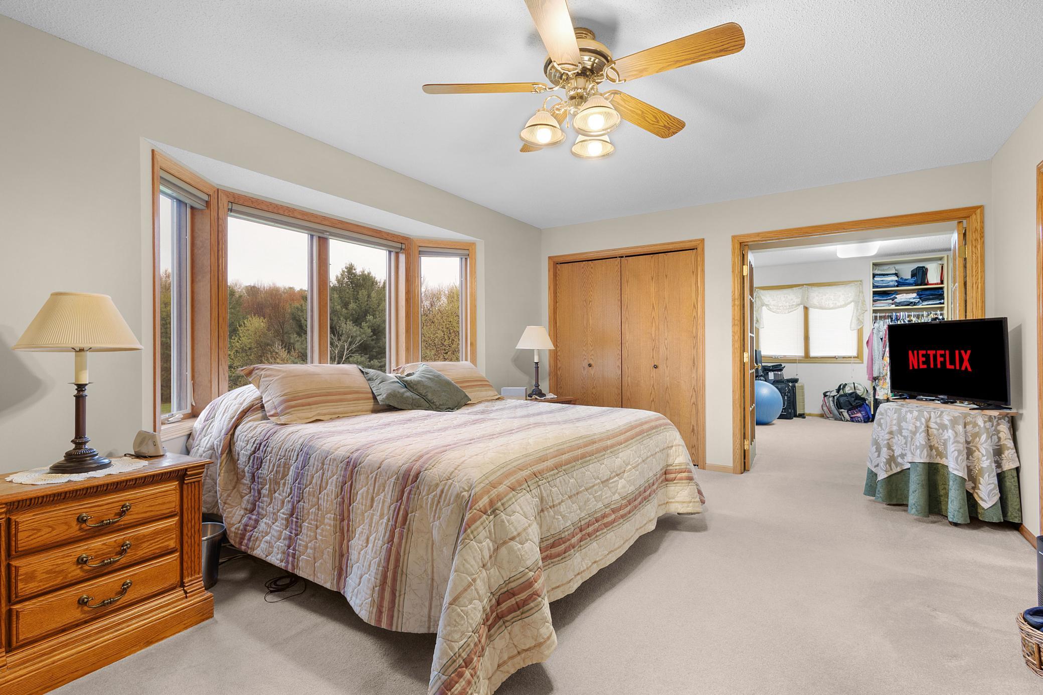 Beautiful primary bedroom