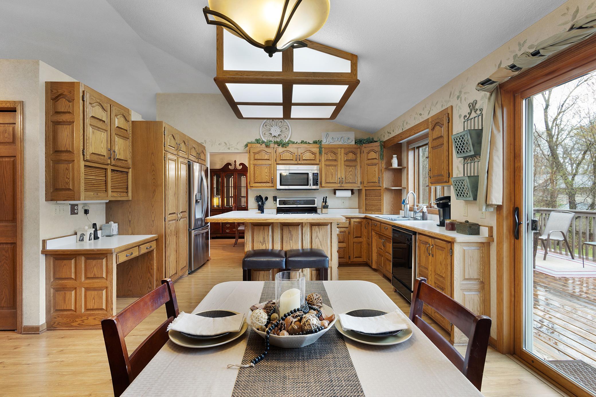 Bright kitchen area