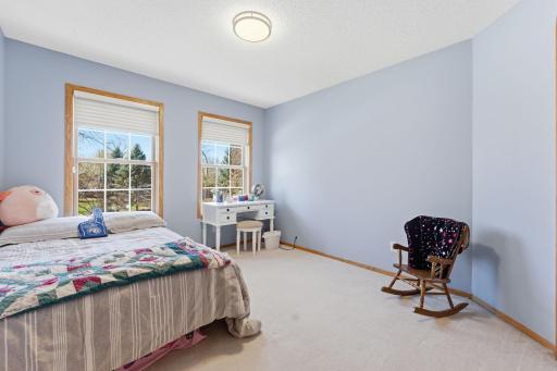 Bedroom 2 with double south facing windows