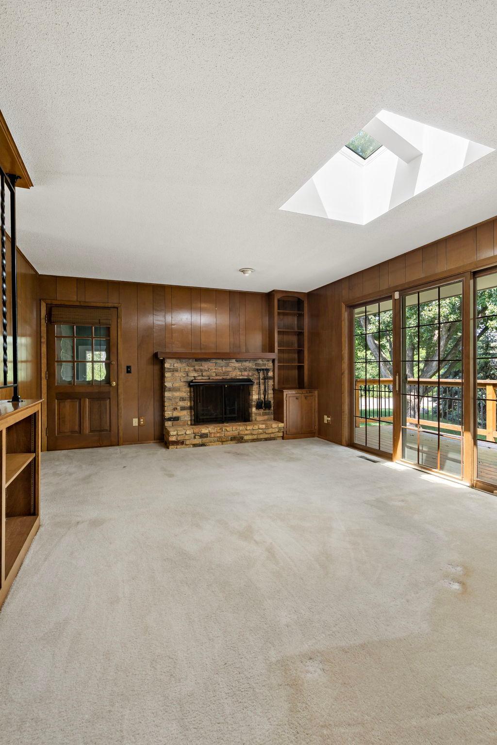 Upper level family room