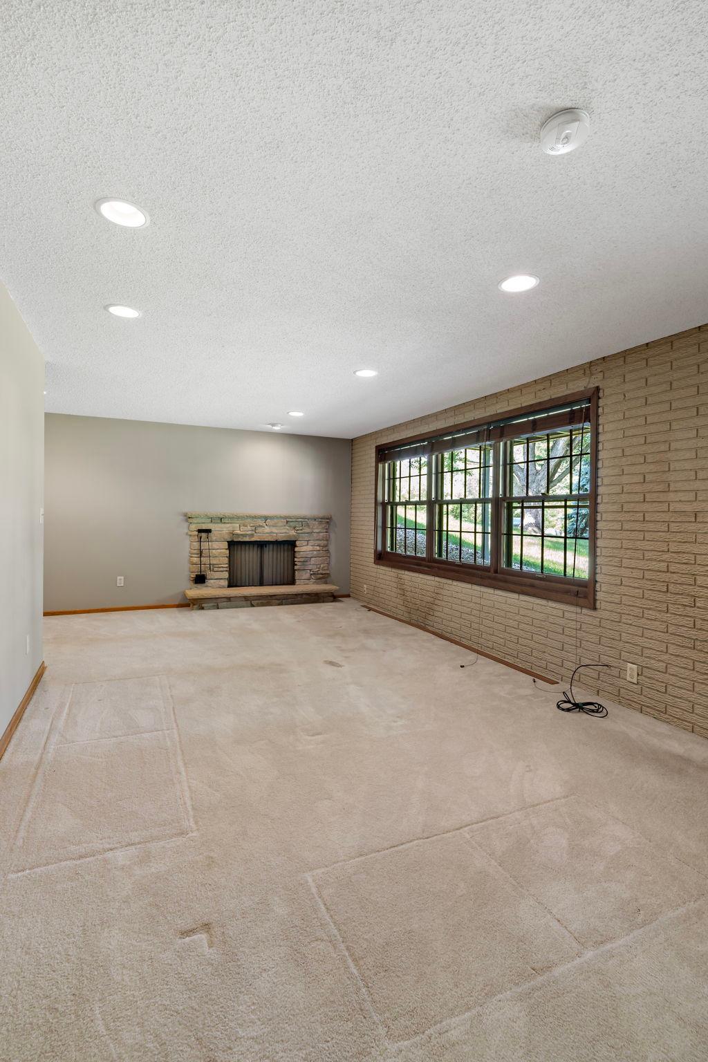 Lower level family room