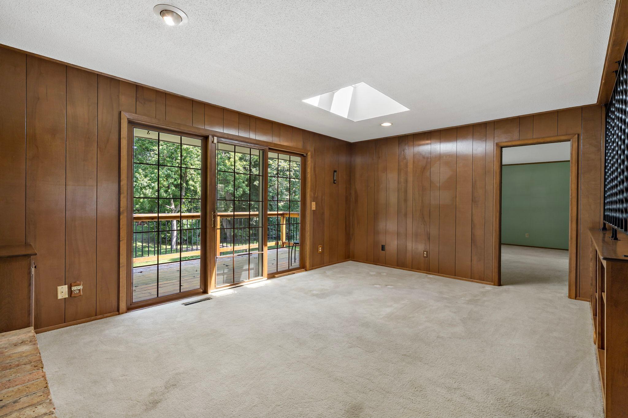 Upper level family room