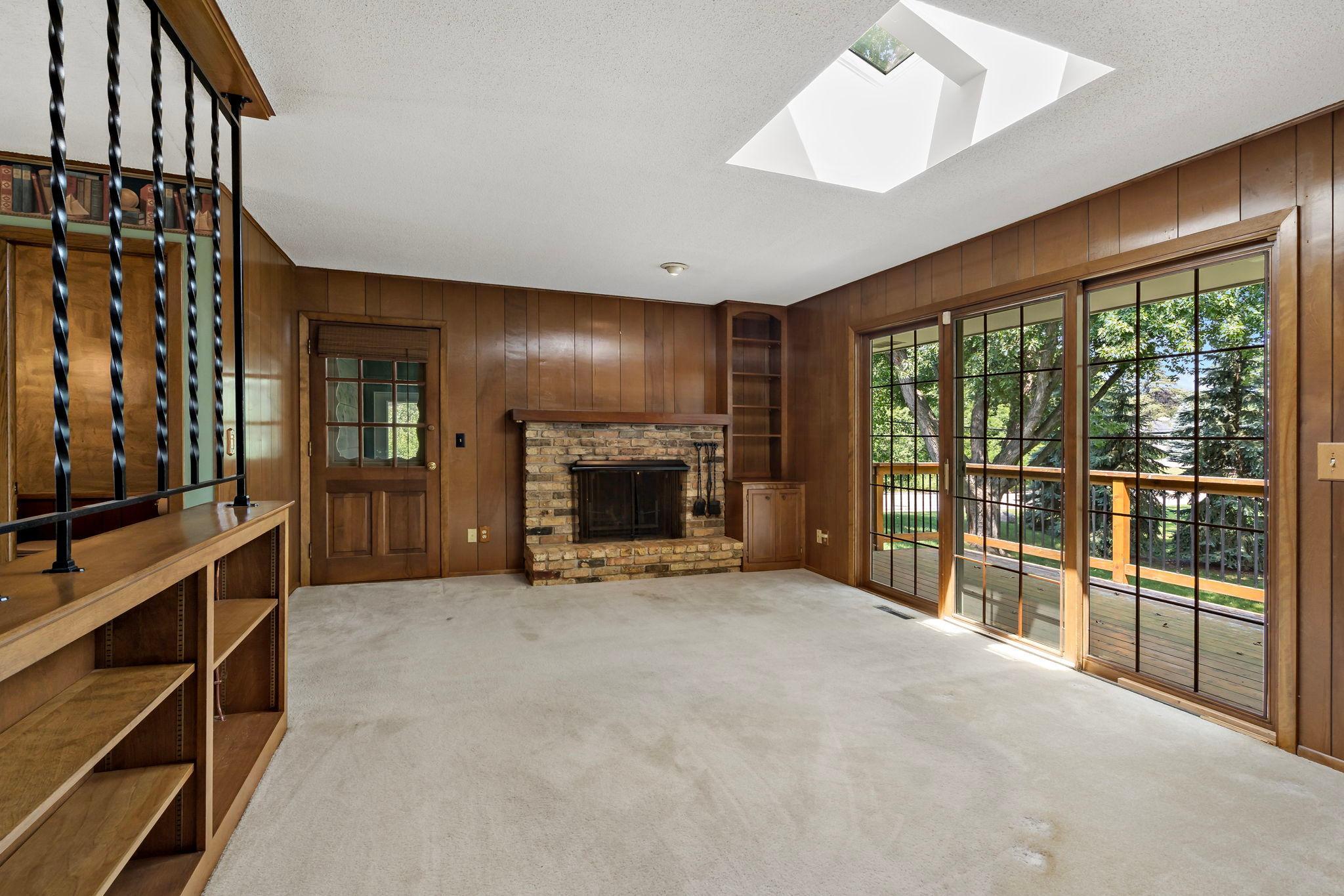 Upper level family room