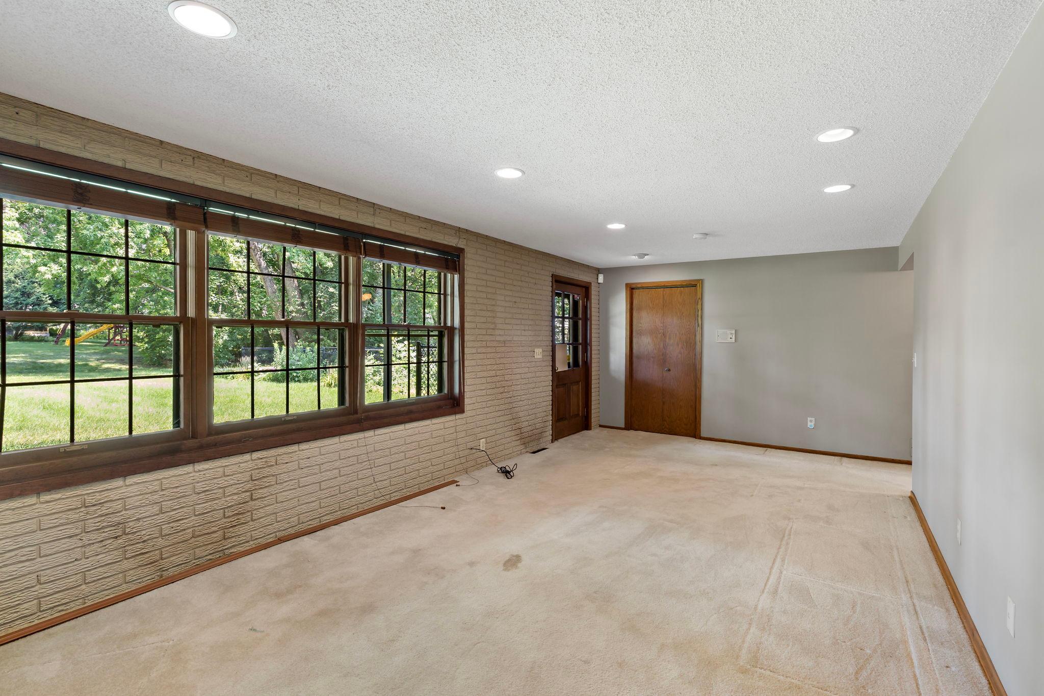 Lower level family room