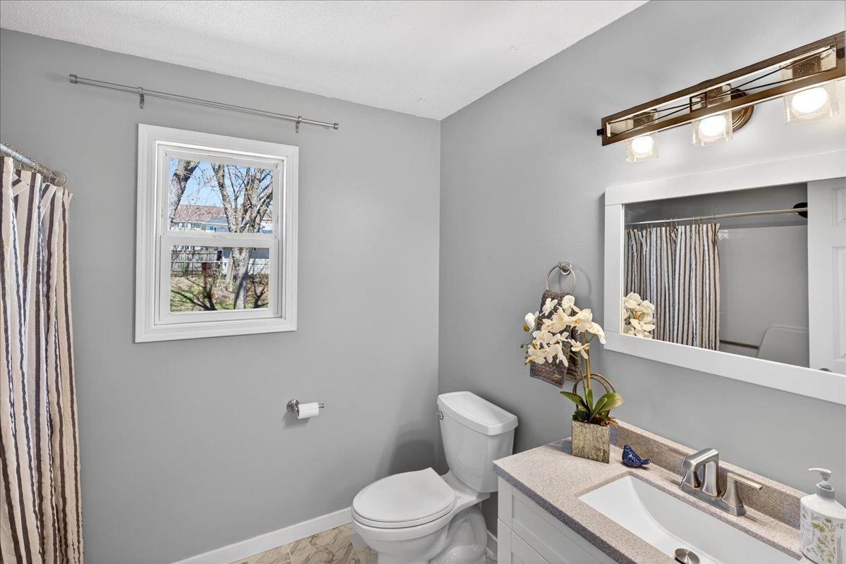 Remodeled Bathroom with Updated Finishes