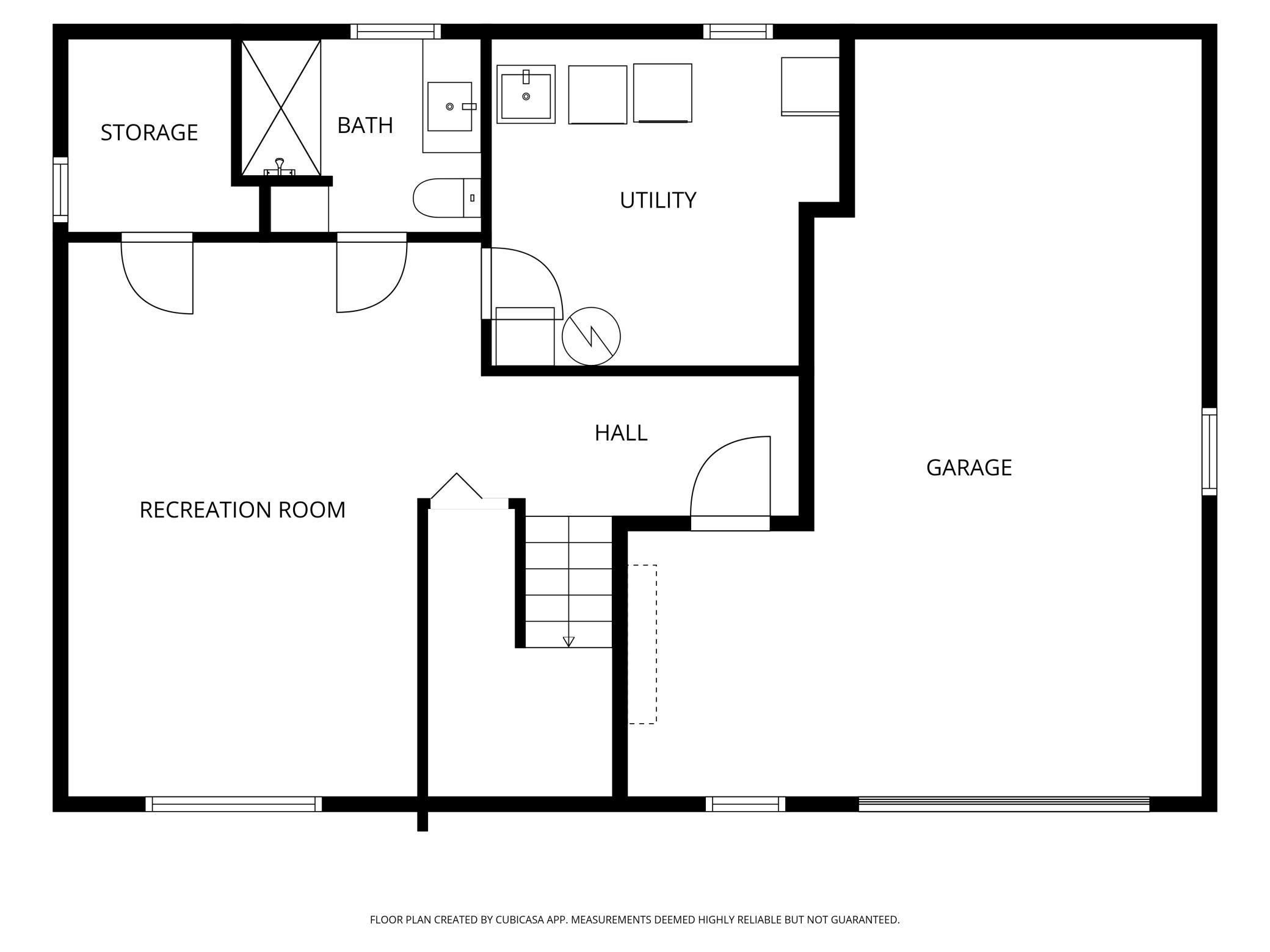 Lower Level Floor Plan - 816 Park Street W
