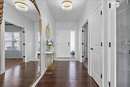 Hallway from the front door