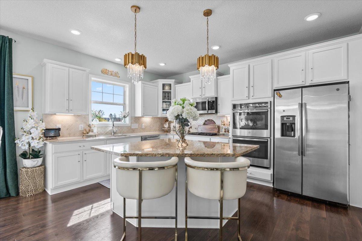 from the garage door