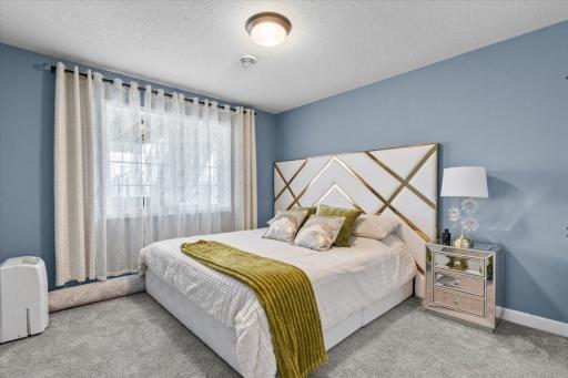 bedroom in the basement