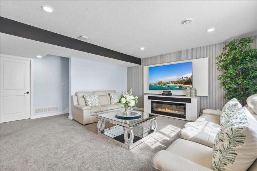 upgraded wall and TV frame