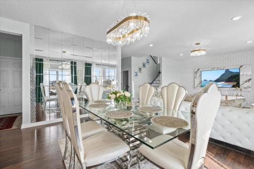 upgraded mirror wall