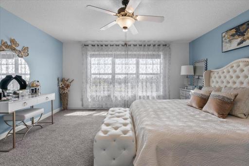 3 windows outlooking the pond