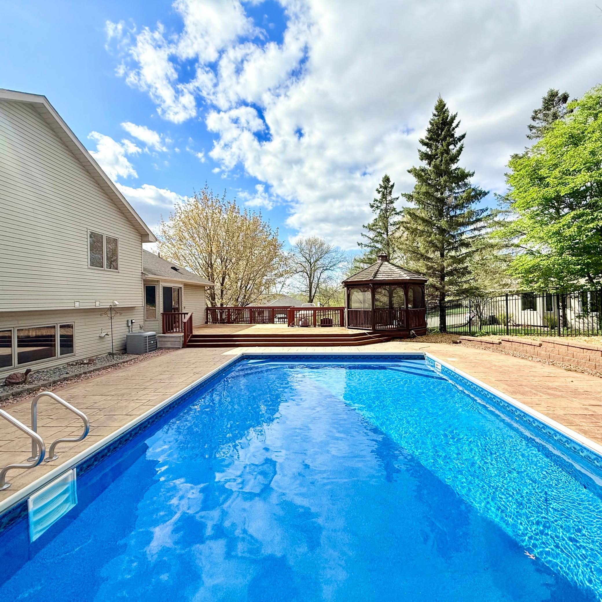 View of Deck and Gazebo