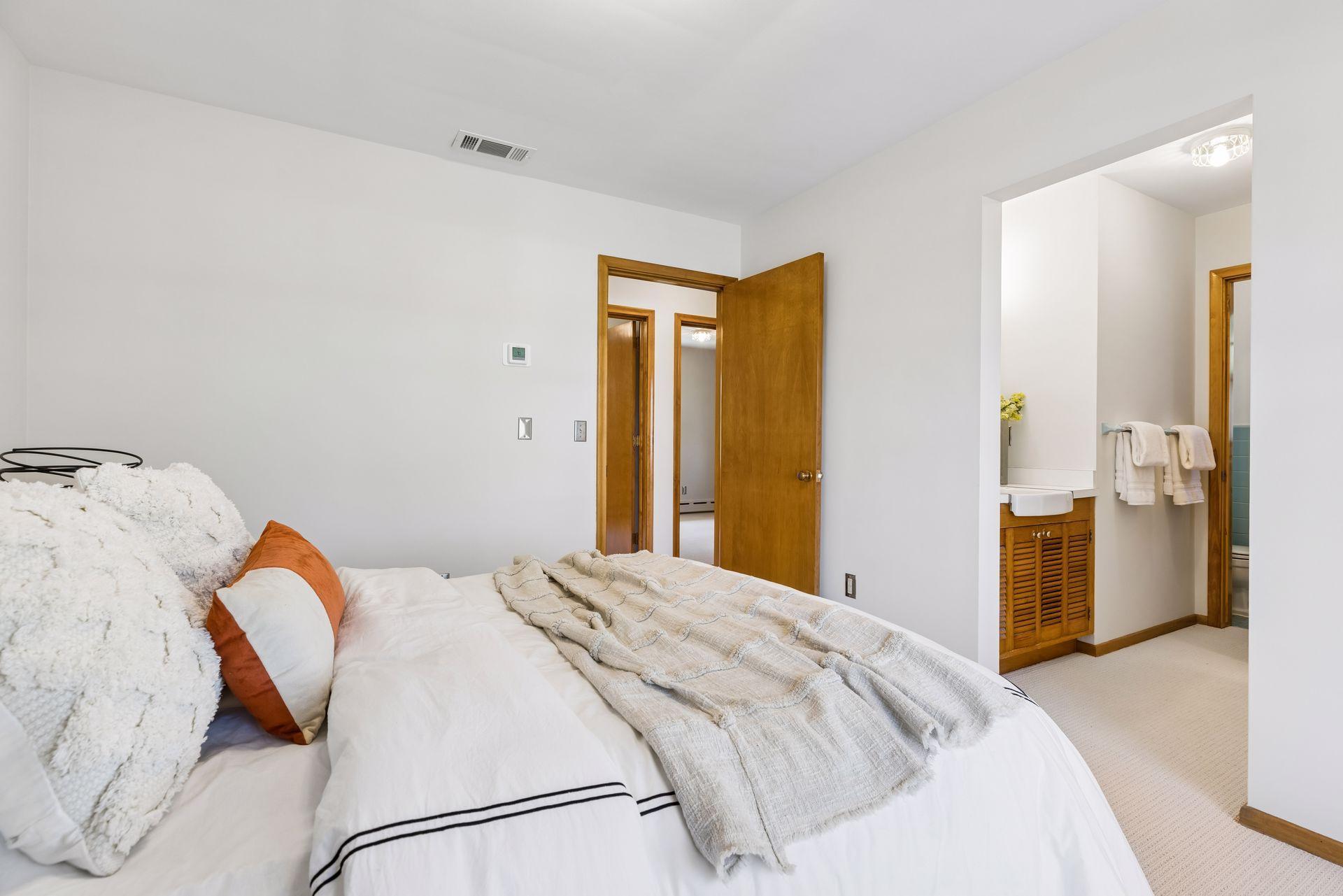 The owners suite has a private dressing area, walk-in closet and 3/4 bath.