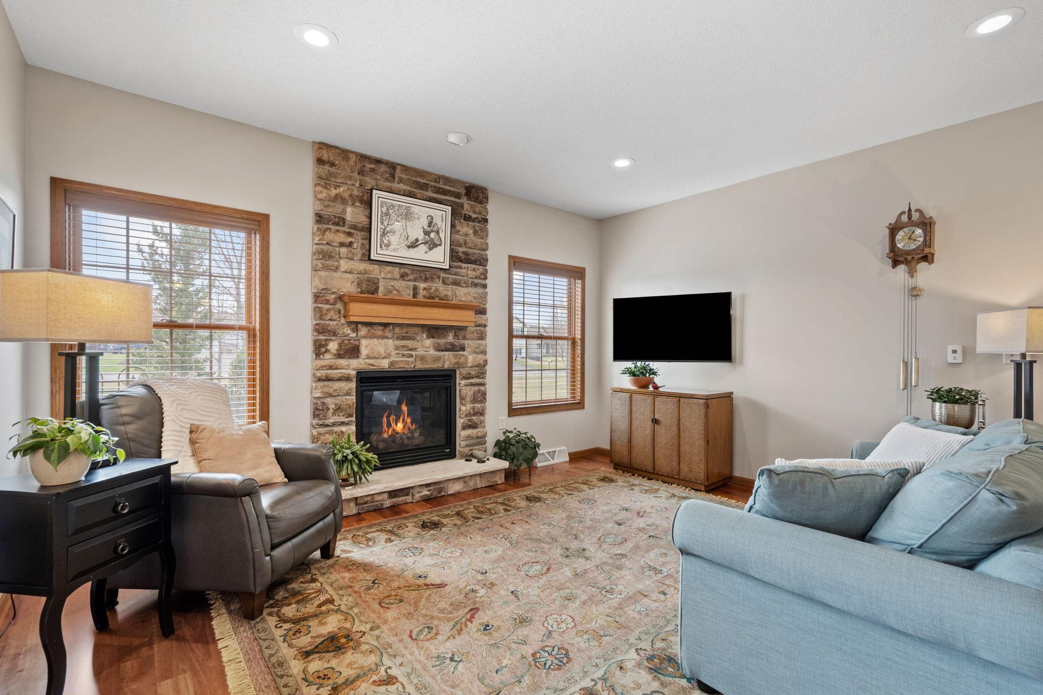 Seller LOVES the fireplace!