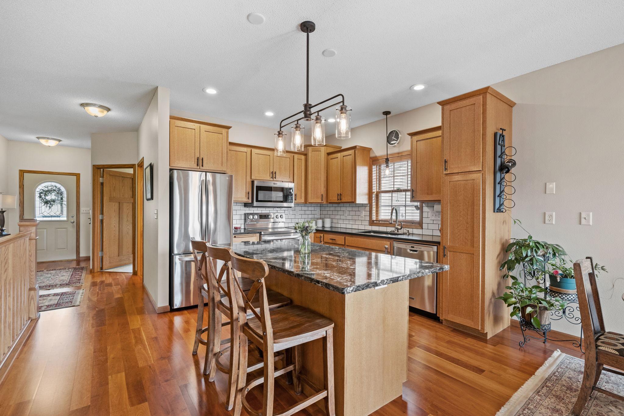 Hard Wood Floors & good light!