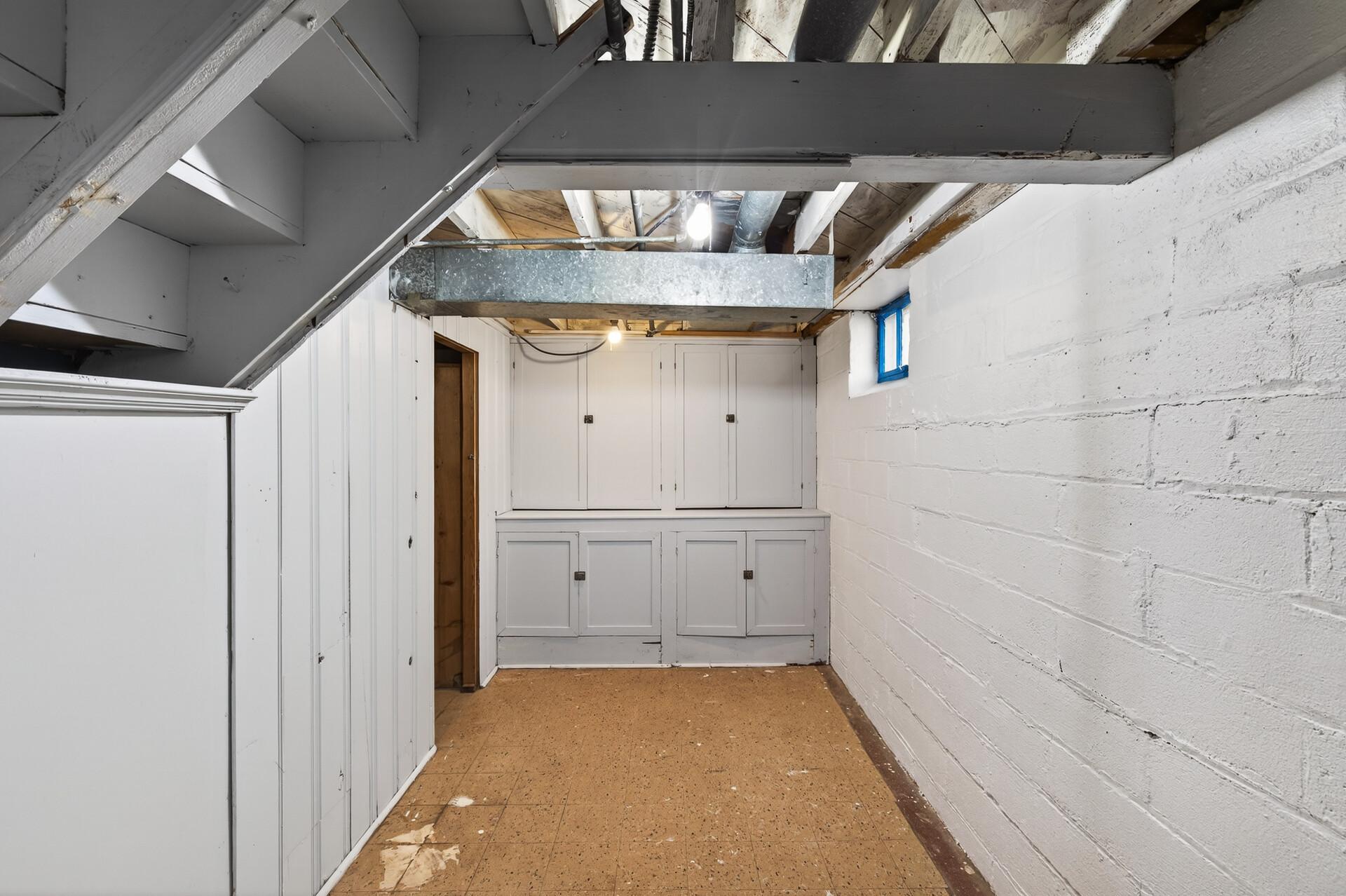 Unfinished Lower Level