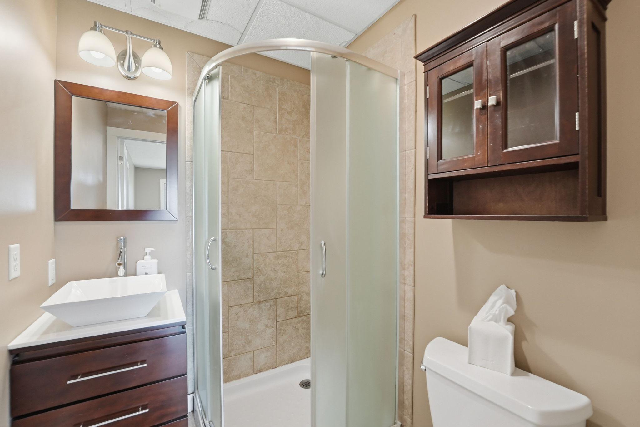 Basement 3/4 bath