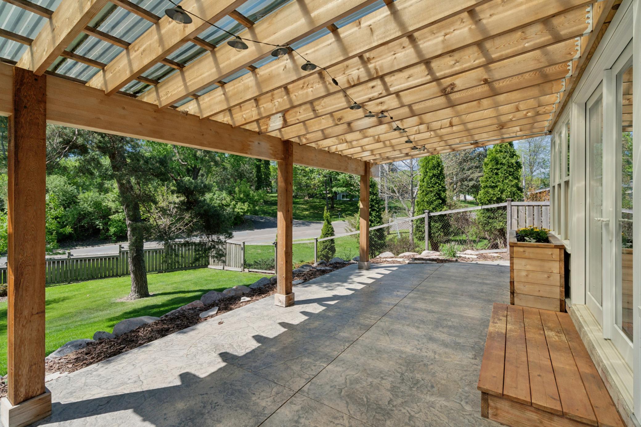 Custom pergola