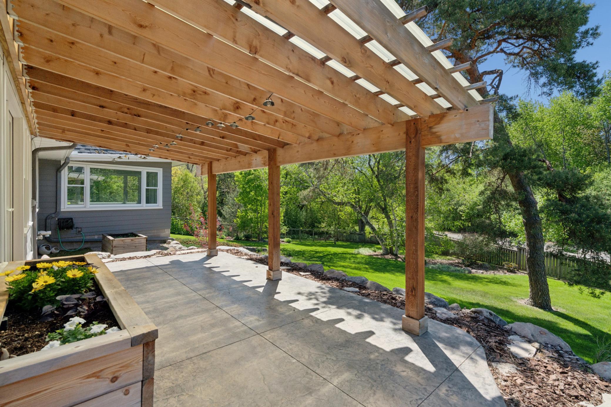 Custom pergola