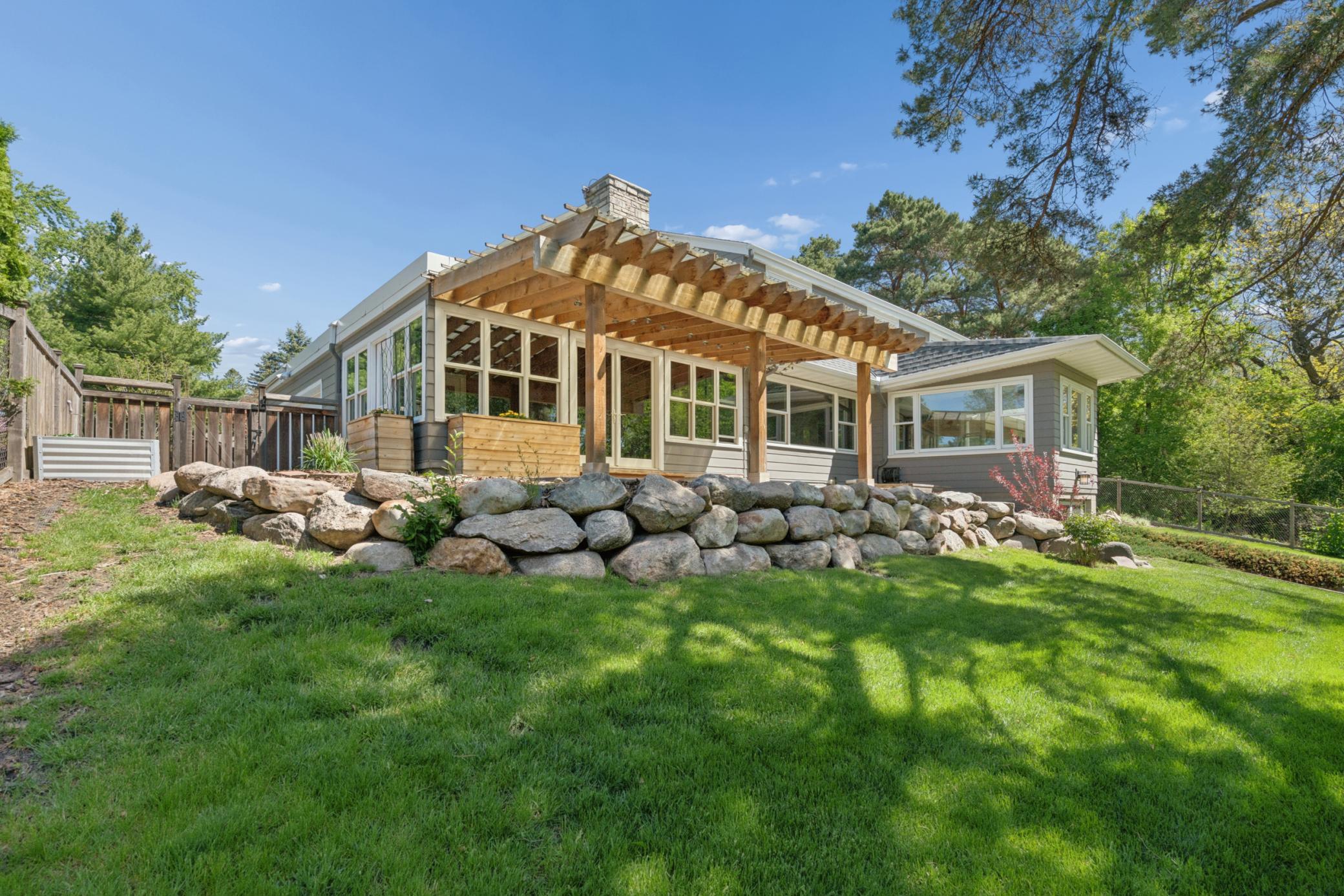 Custom pergola