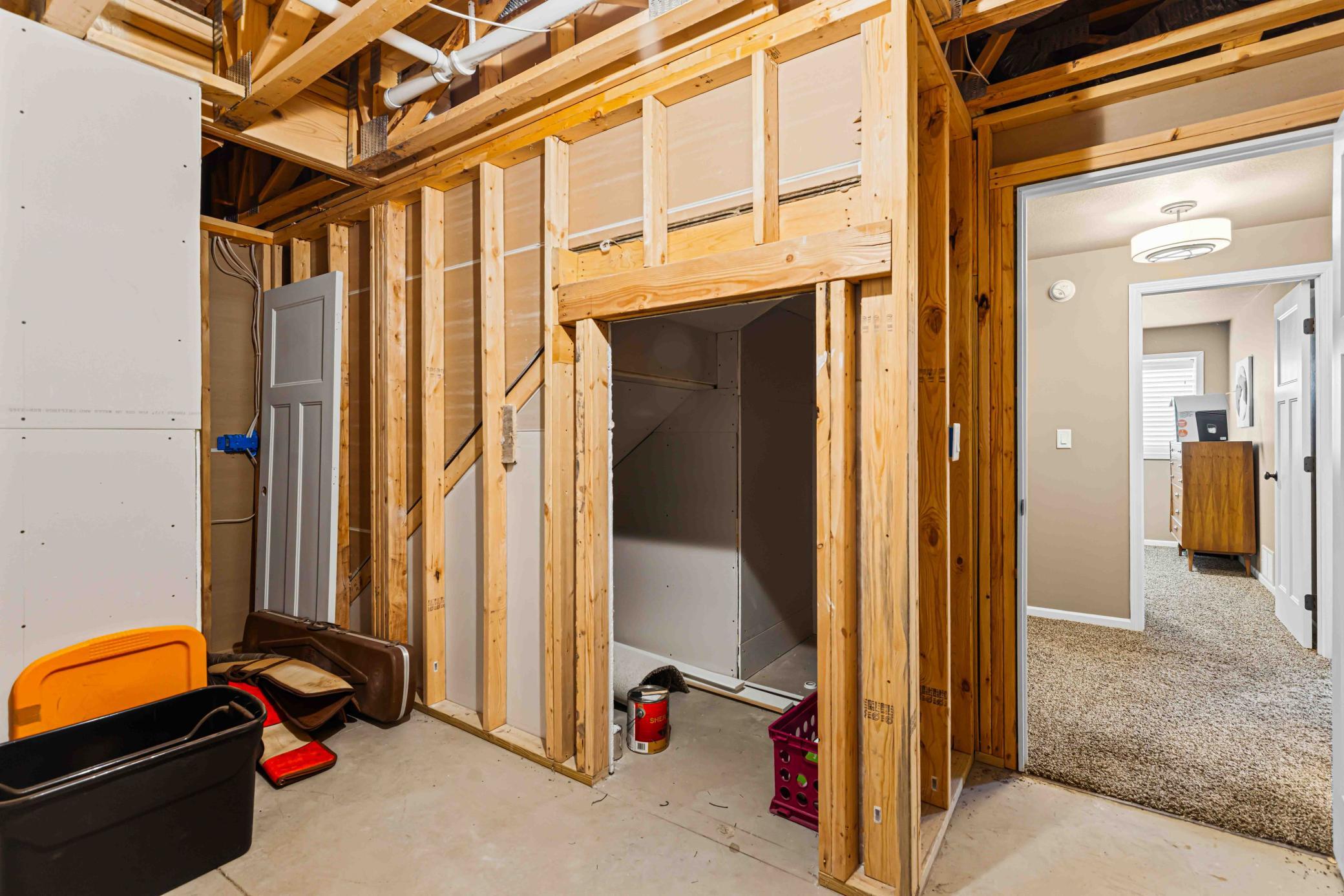 Basement Storage Room