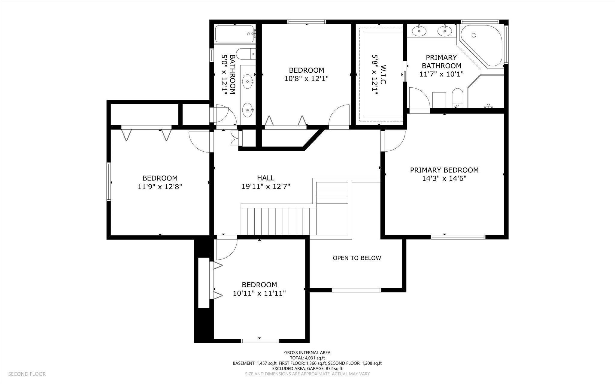 Floorplan Upper Level