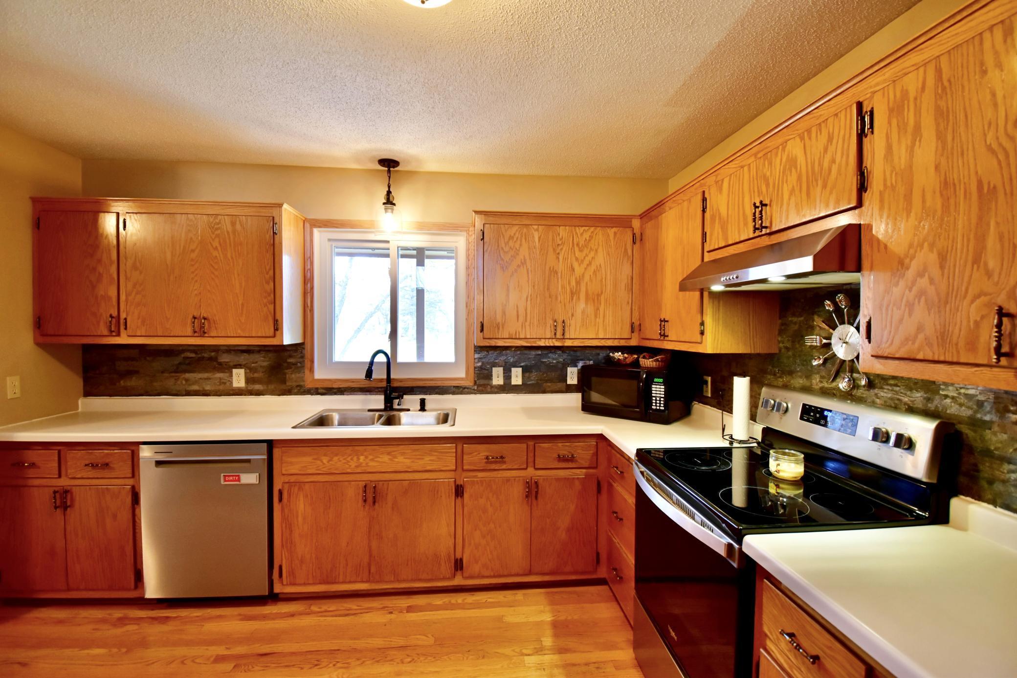 Kitchen looking out front window