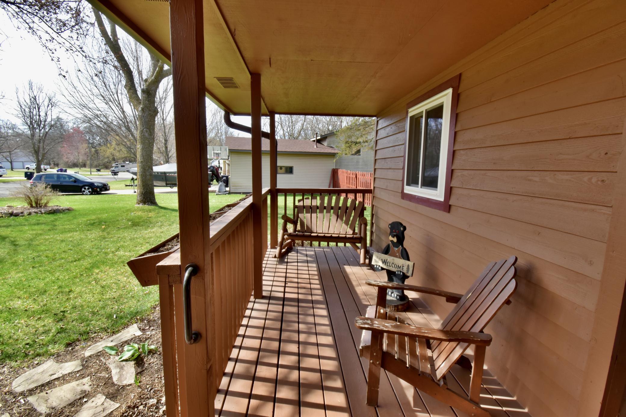 Front Porch for that morning coffee or evening beverage