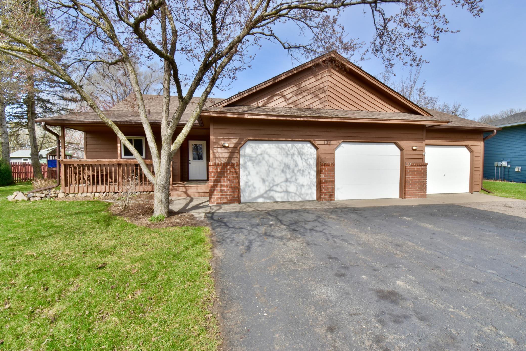 Heated and Insulated 3 car garage