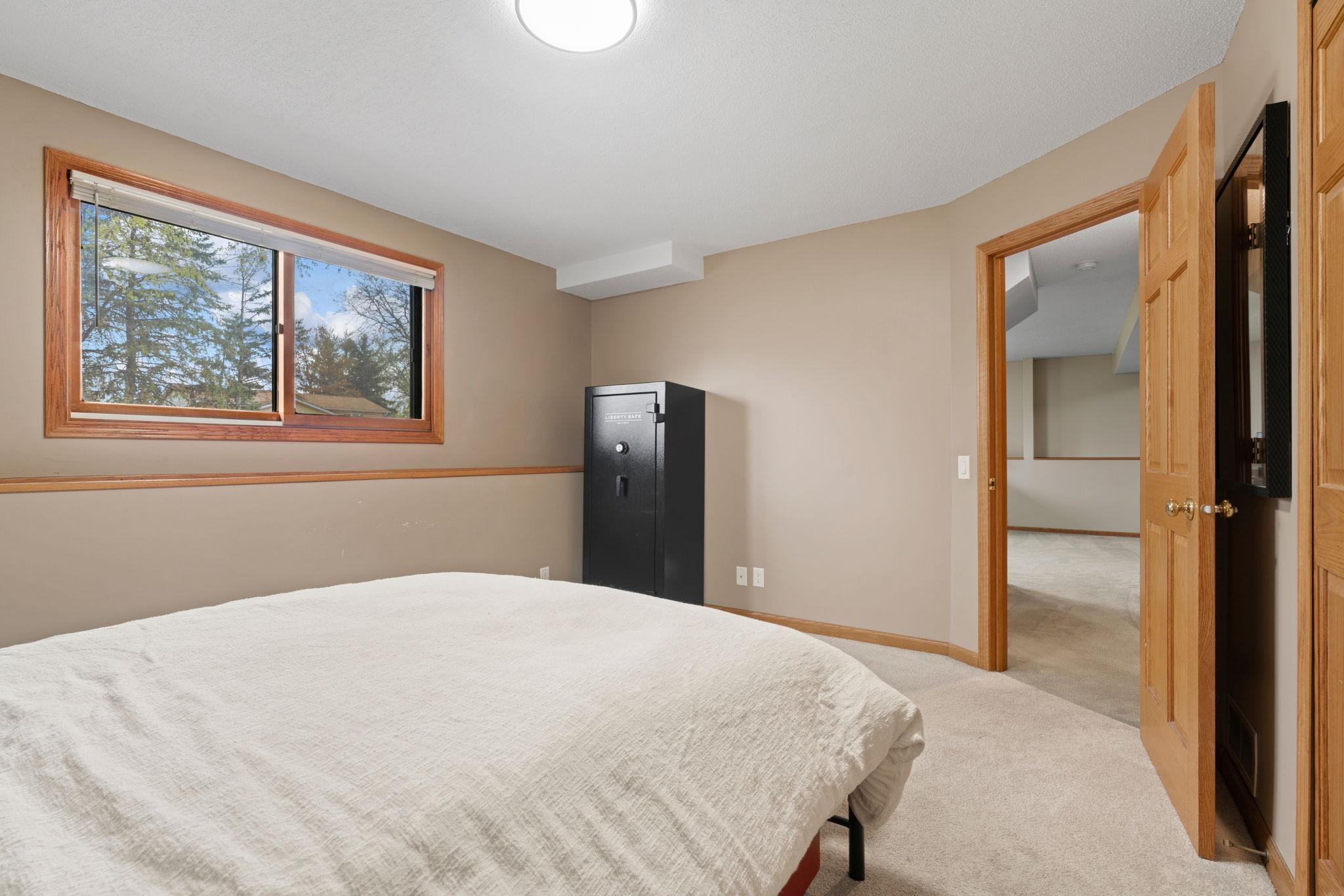 Third Bedroom on Lower Level with generous space