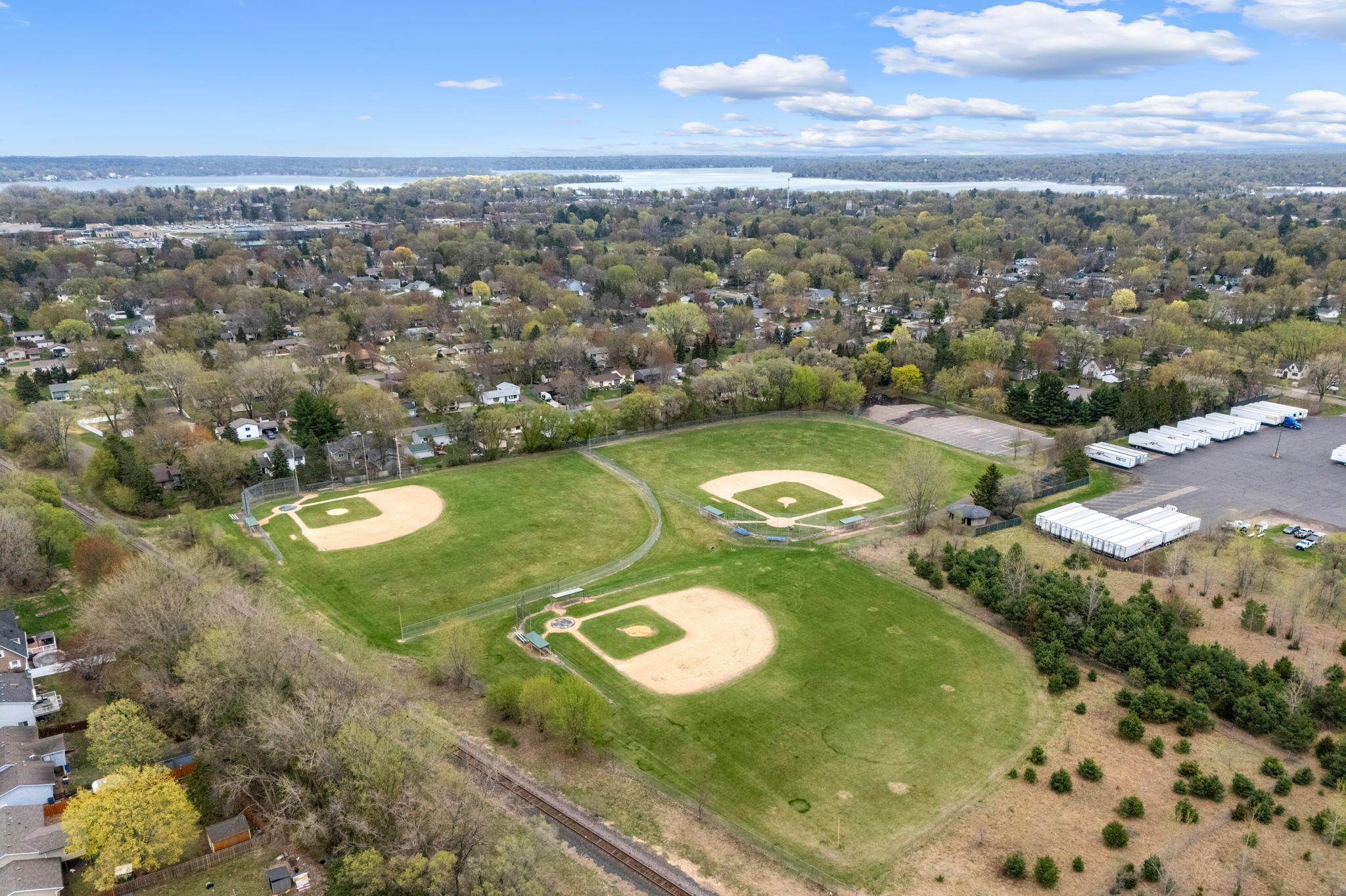 Nearby parks and recreational spaces just minutes away