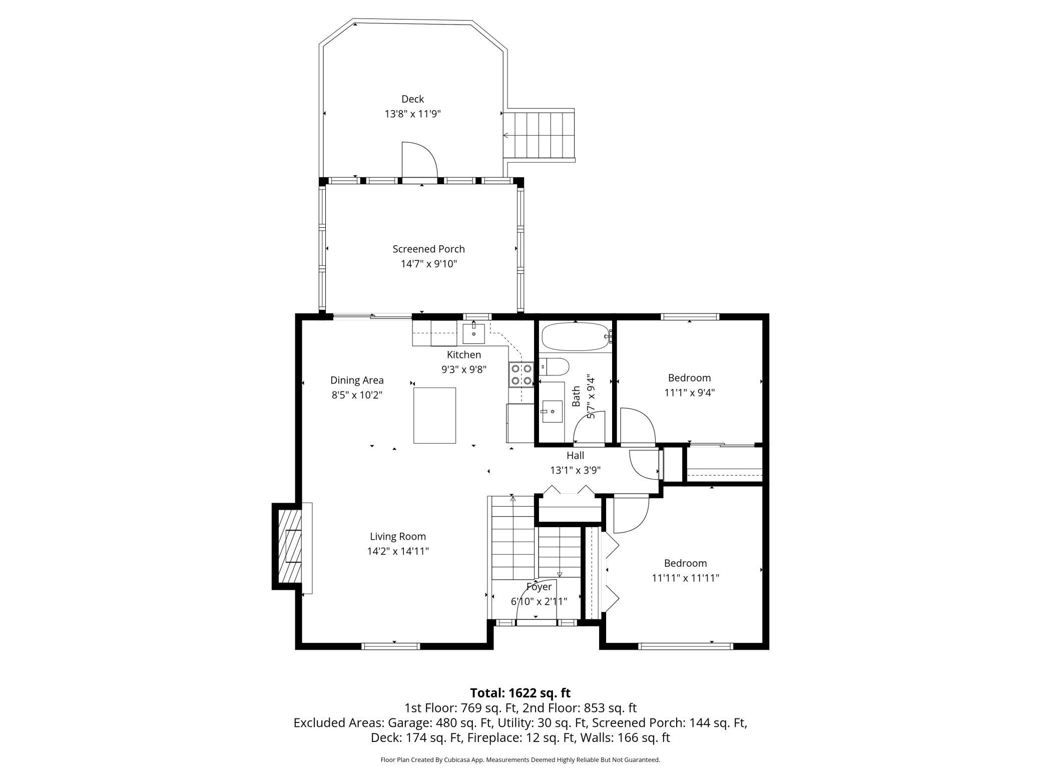 Main Level Floor Plan