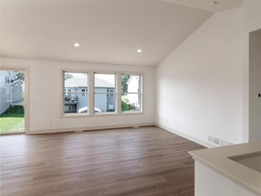 Vaulted Living Room with Anderson Windows