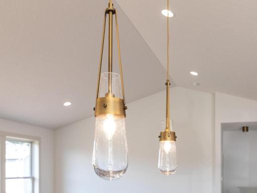 Light pendants over Kitchen Island